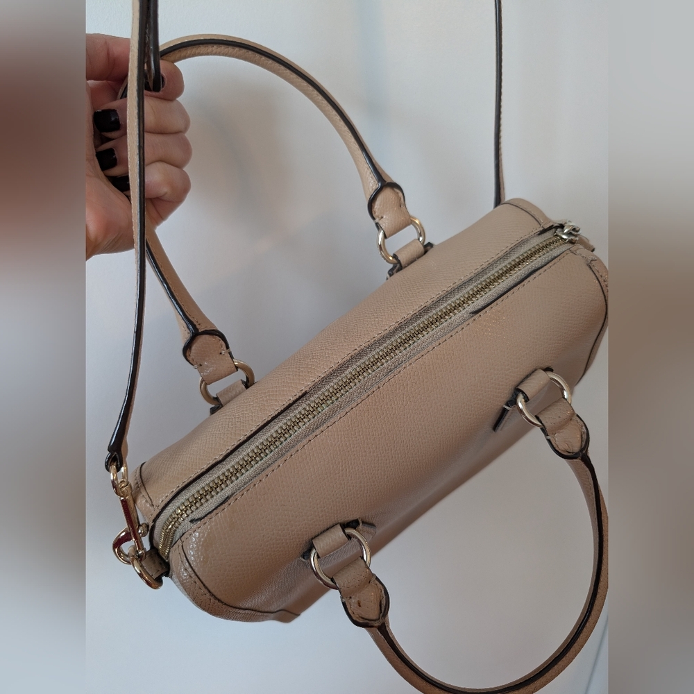 Coach Tan Leather Crossbody AS IS - Picture 10 of 11